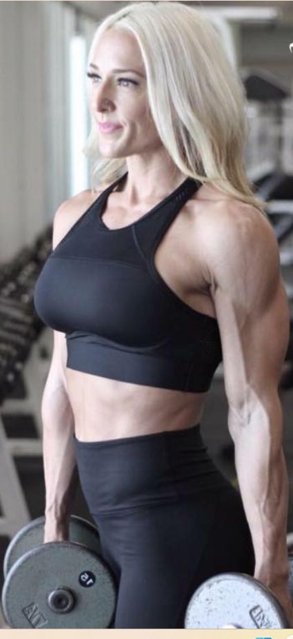 Jennifer Haines in gym